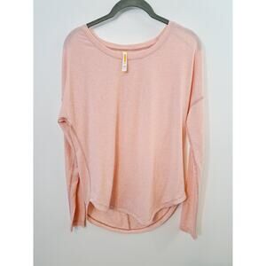 Lucy Women's Pink Lightweight Long Sleeve Tee In Size Small